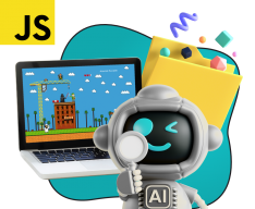 Язык программирования JavaScript + AI. Проектное обучение + геймификация + AI-помощники - КИБЕРшкола программирования для детей, компьютерные курсы для школьников, начинающих и подростков - KIBERone г. Воронеж