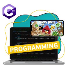 Программирование на C#. Удивительный мир 2D-игр - КИБЕРшкола программирования для детей, компьютерные курсы для школьников, начинающих и подростков - KIBERone г. Воронеж