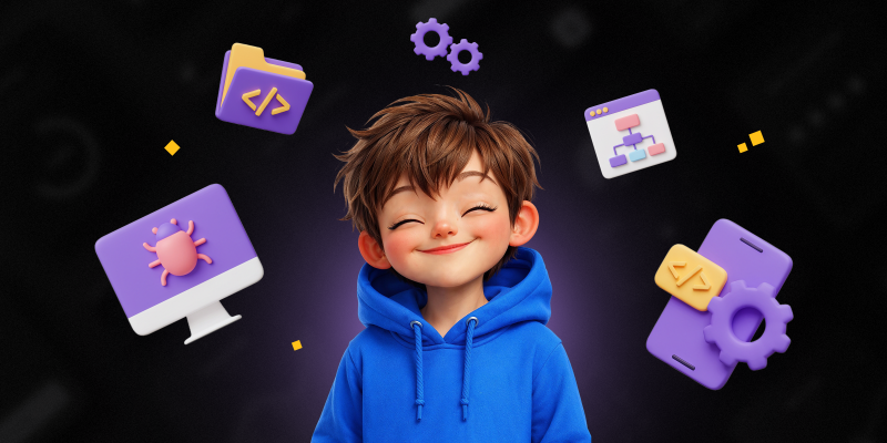 Идеальный сайт с нуля: код, дизайн и AI-помощник - КИБЕРшкола программирования для детей, компьютерные курсы для школьников, начинающих и подростков - KIBERone г. Воронеж